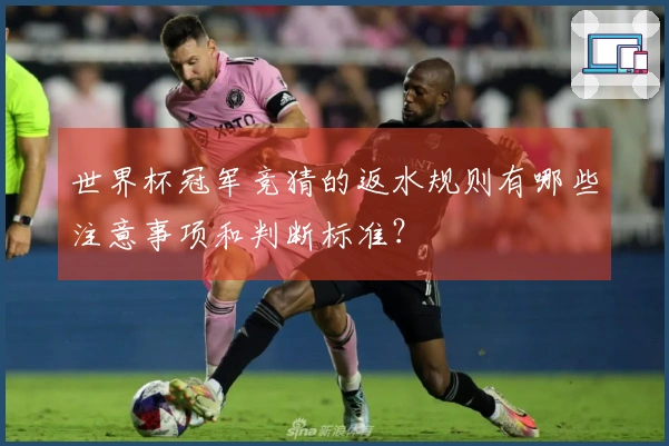 世界杯冠军竞猜的返水规则有哪些注意事项和判断标准？